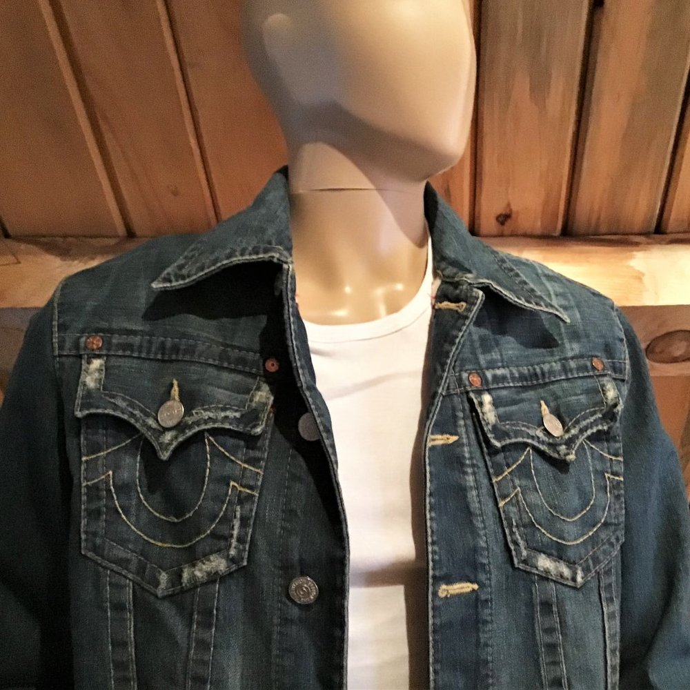 True Religion Jimmy Sarape Jean Jacket